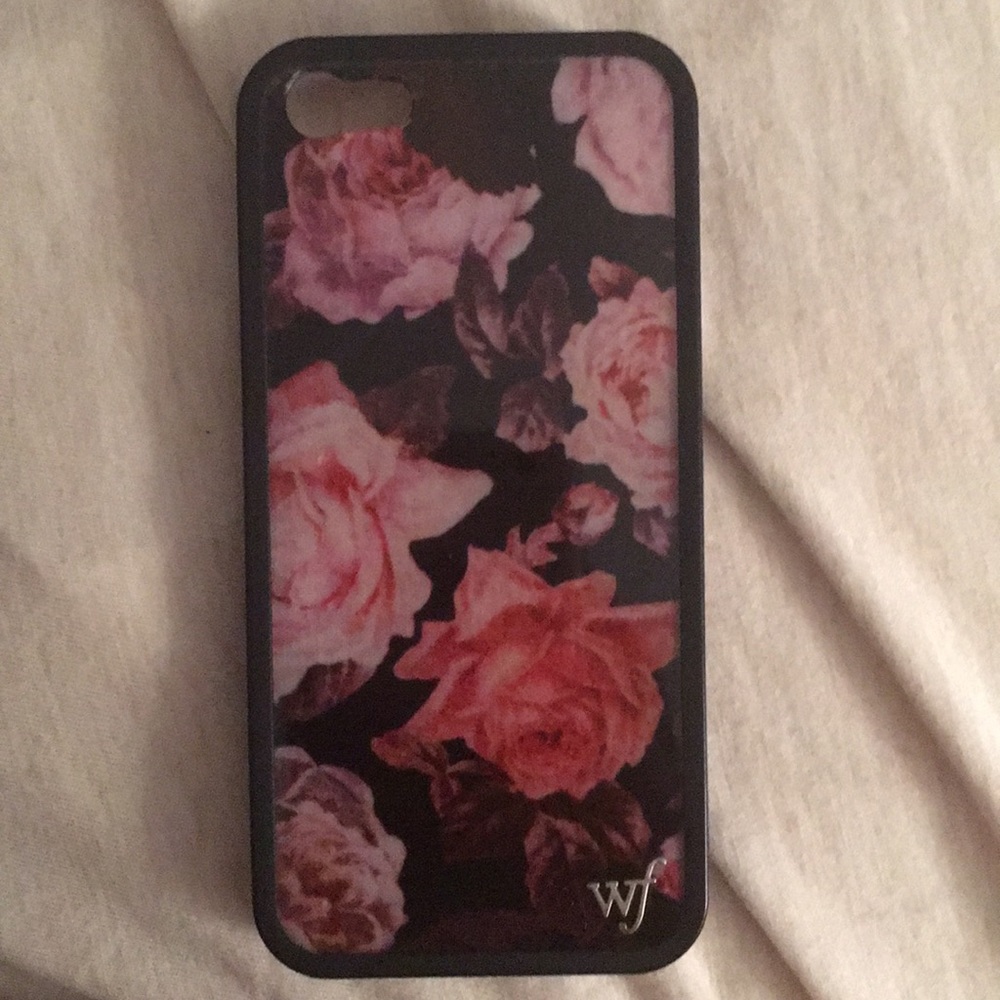 Dark Rose Wildflower case